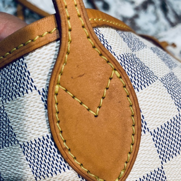 Sold Louis Vuitton Neverfull PM Damier Azur bag - Picture 6 of 8